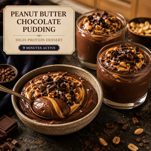 Deconstructed tiramisu cups in glasses, dusted with cocoa